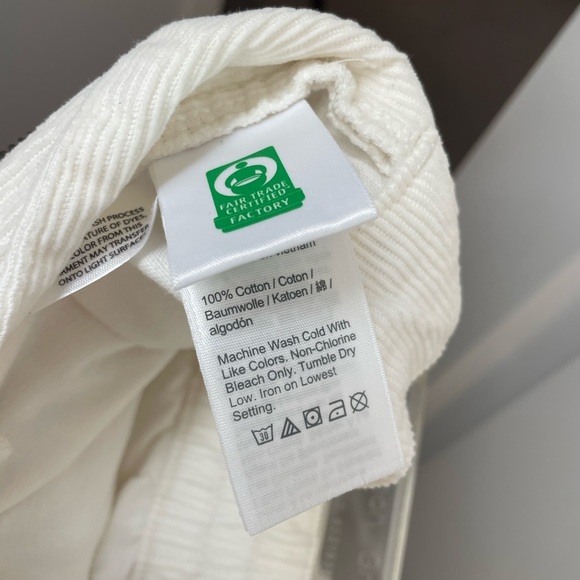 J Crew white corduroy pants women’s size M - Picture 6 of 6